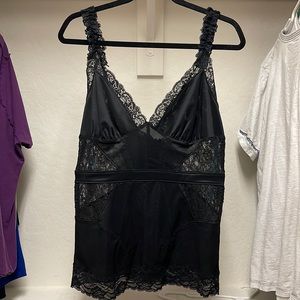 Black lace top